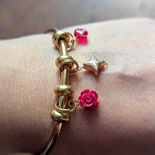 Base bracelet jonc "Matcha"