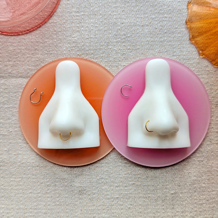 Faux piercing nez