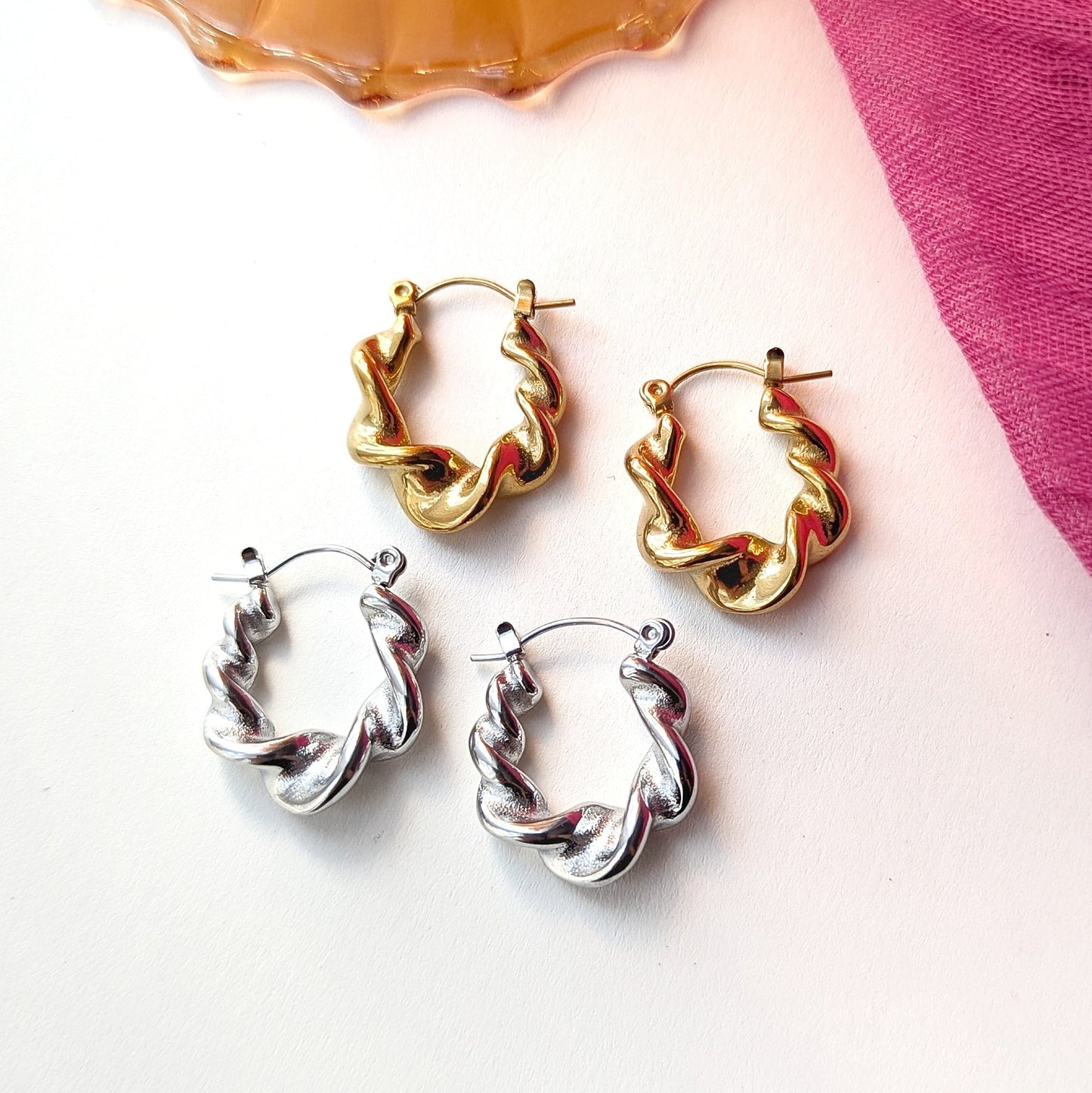 Boucles d'oreilles Ondula