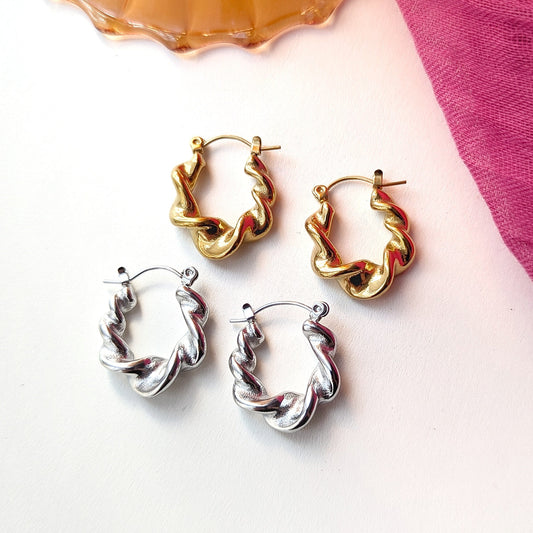 Boucles d'oreilles Ondula