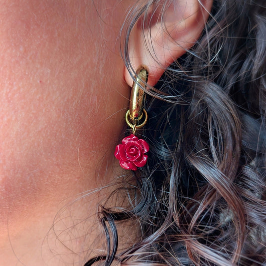 Rose en Résine